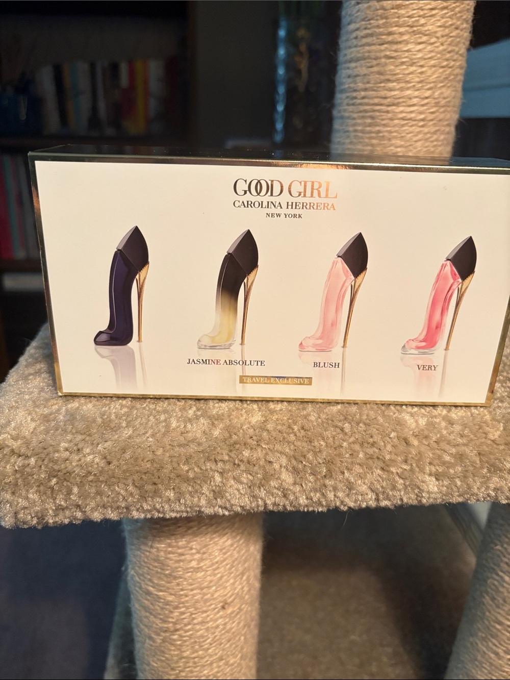 Carolina Herrera Good Girl Miniature Set - Purple, Yellow, Pink